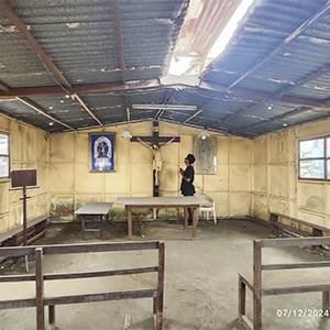 Die ursprüngliche Kapelle in Lima, Peru, war schon längere Zeit baufällig.